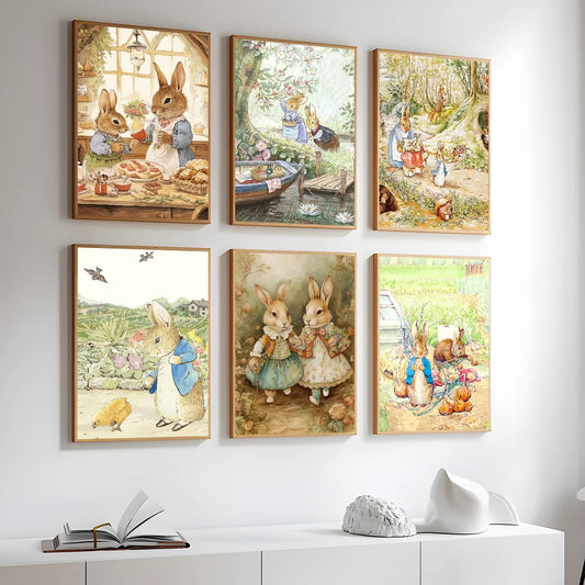 Peter Rabbit Themed Poster Prints