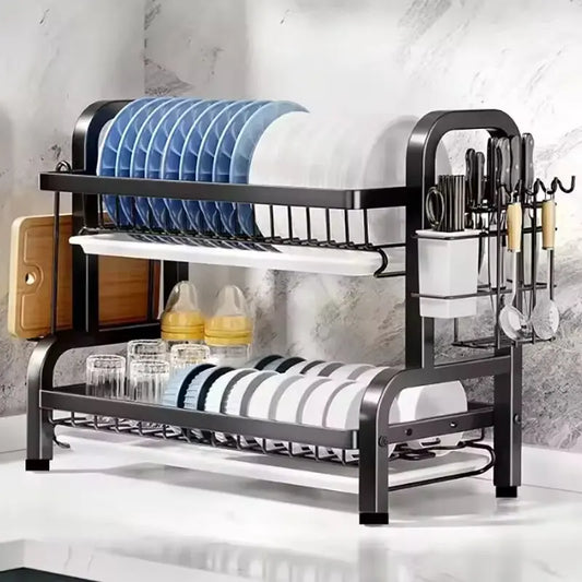 2 Tier Dish Drying Rack