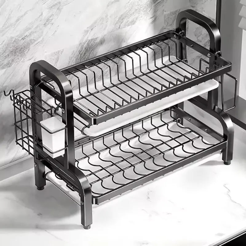 2 Tier Dish Drying Rack
