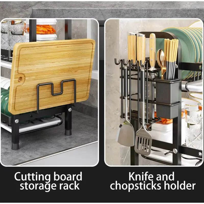 2 Tier Dish Drying Rack
